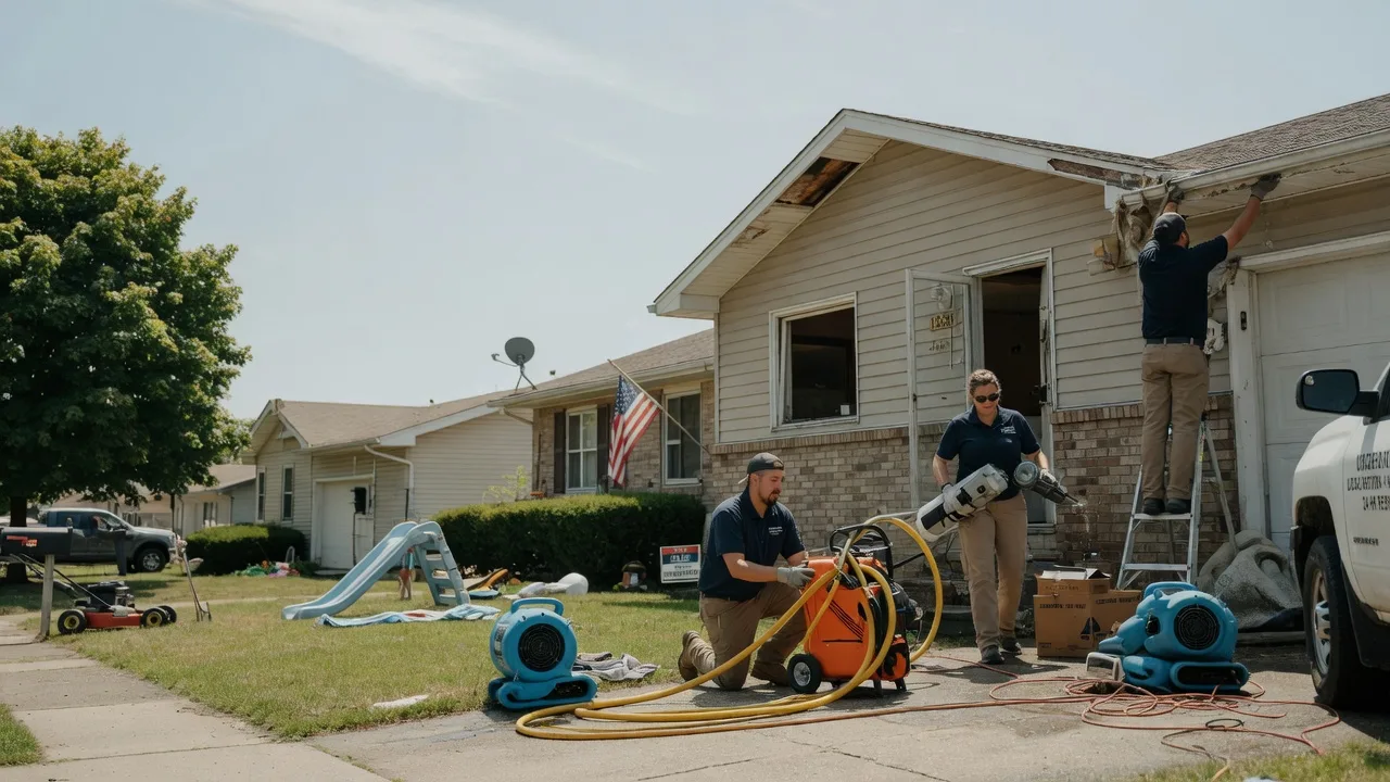 Water Damage Restoration in Secor, IL near me